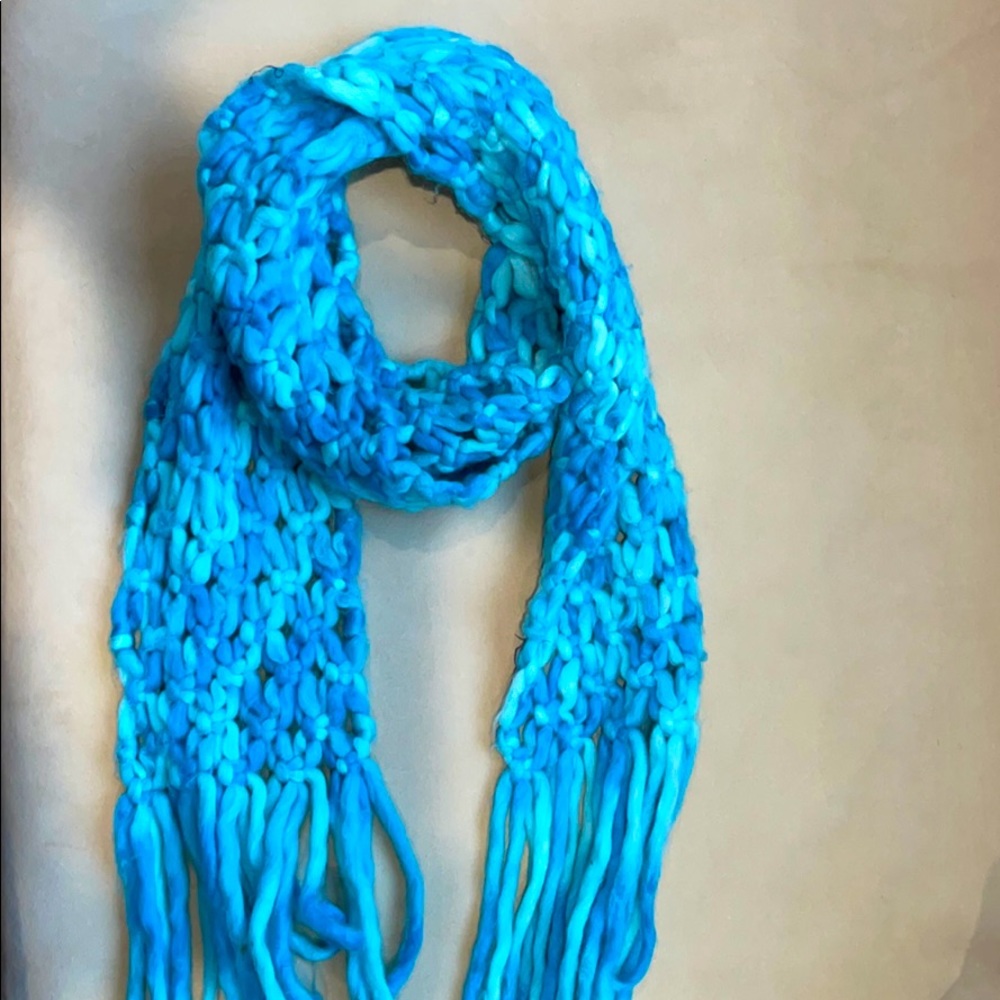 Blue scarf